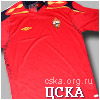 Образец футбольной формы ЦСКА 2008 года